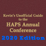 Kevin's Guide to the HAPS Annual Conference 2020