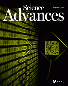 Cover of Science Advances journal Feb 2020