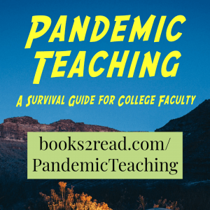 Pandemic Teaching book cover with URL