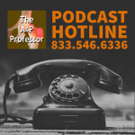 old-style phone with caption: podcast hotline 833.546.6336